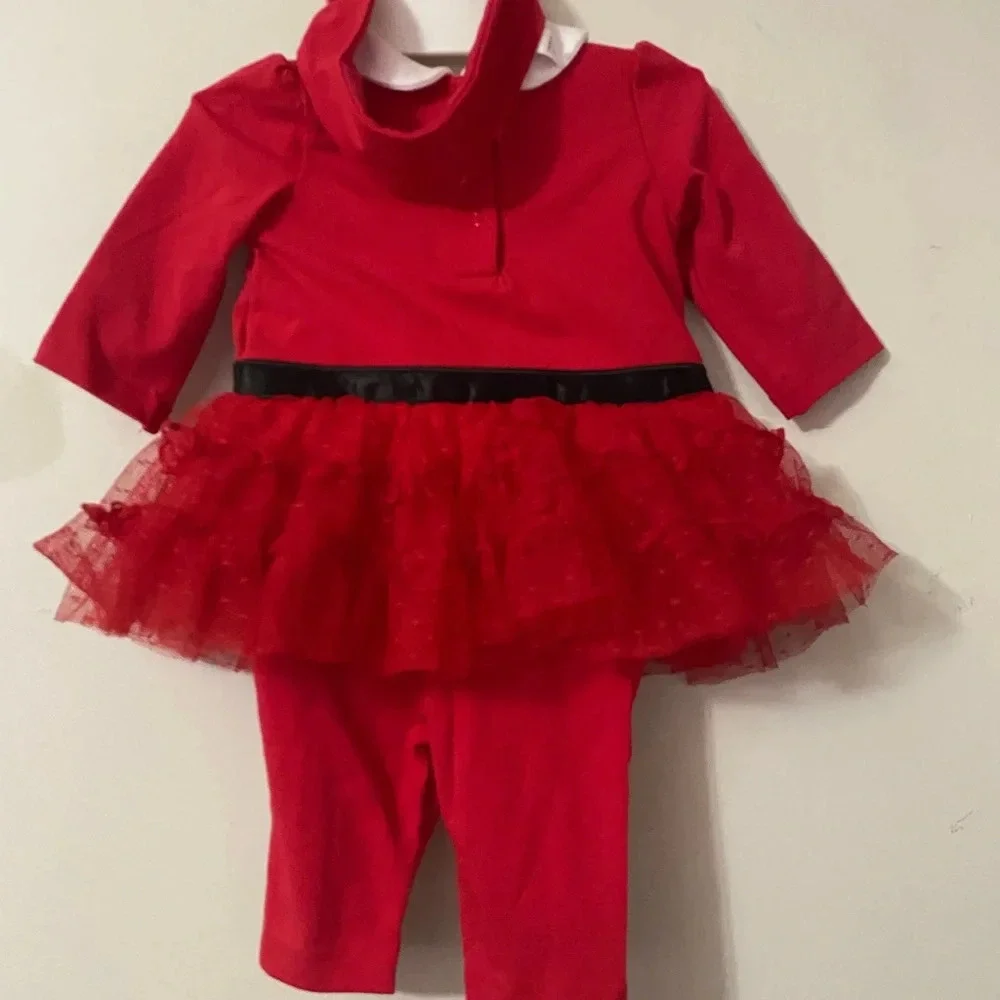 New My 1st Christmas Outfit & Headband